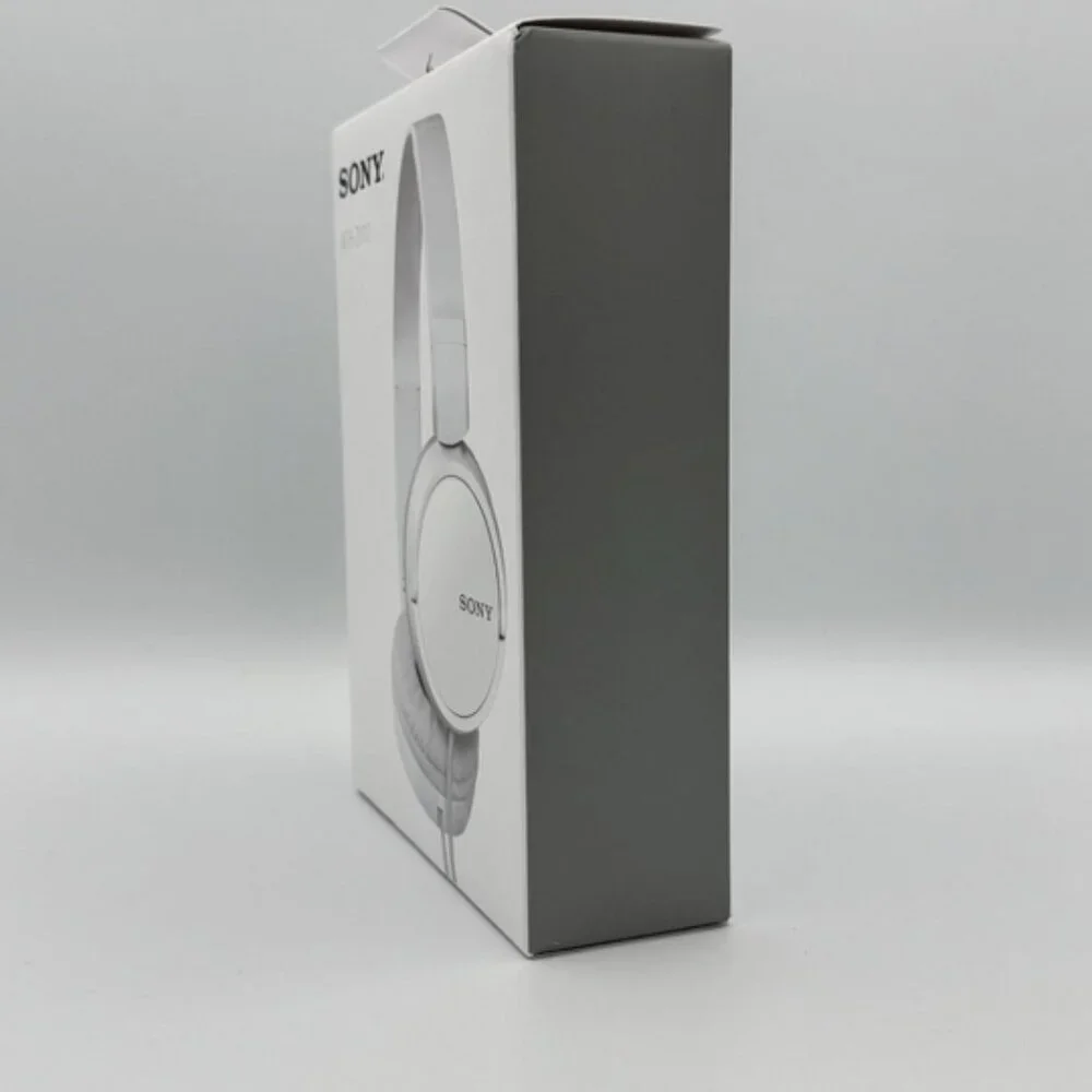 Sony Headphones  Wired On-Ear zX Series   White MDR-ZX110 NEW in BOX